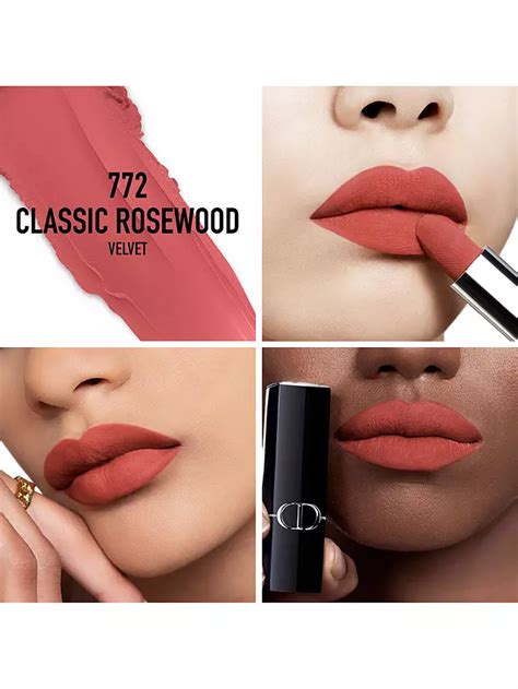 rouge dior 772 classic rosewood velvet